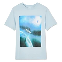 T-shirt avec imprimé graphique George pour garçons Tailles TP–TG