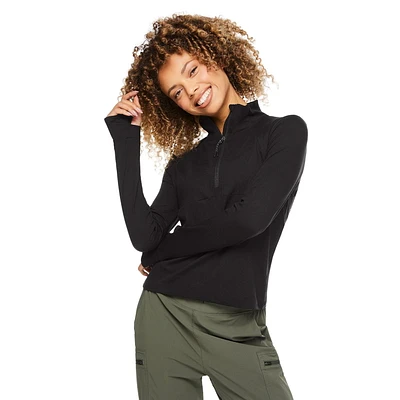 Athletic Works Women's Quarter-Zip Popover
