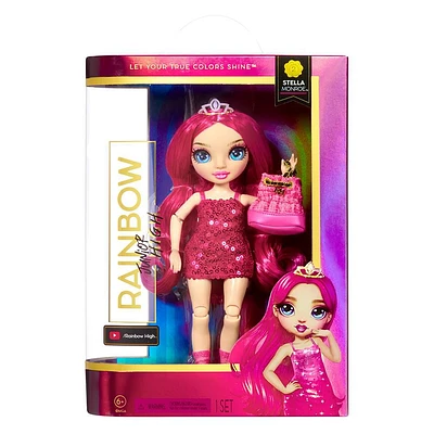 Rainbow High Jr High Stella Monroe- 9-inch FUCHSIA PINK Fashion Doll