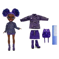 Rainbow High Jr High Krystal Bailey- 9-inch PURPLE Fashion Doll