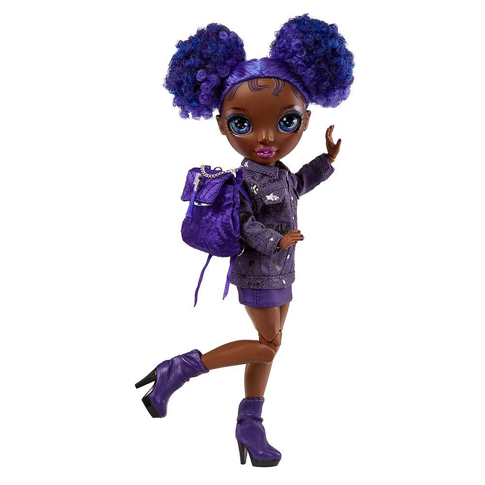 Rainbow High Jr High Krystal Bailey- 9-inch PURPLE Fashion Doll