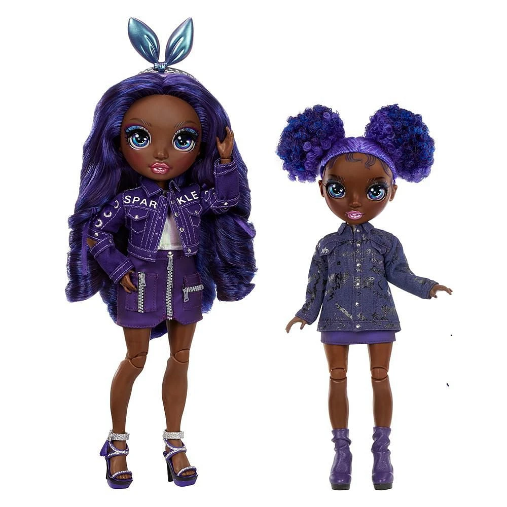 Rainbow High Jr High Krystal Bailey- 9-inch PURPLE Fashion Doll