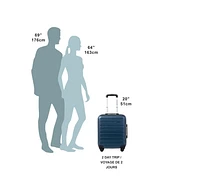 JetStream® Carry-On Hardside Luggage with 3 pieces packing cubes, Carry-On with 3 pck cubes