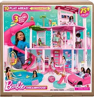 Barbie Dreamhouse, 75+ Pieces, Pool Party Doll House with 3 Story Slide