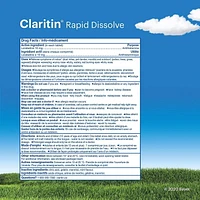 Claritin Rapid Dissolve Allergy Medicine - 24 Hour Non-Drowsy Allergy Medication, Loratadine Antihistamine Pills For Allergy Relief, 30 Tablets