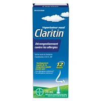 Claritin Allergy Decongestant Nasal Spray, 25mL