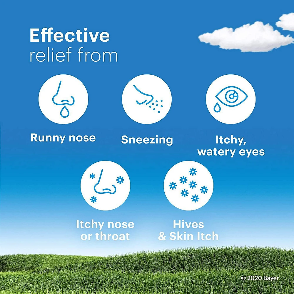 Claritin Allergy Medicine - 24 Hour Non-Drowsy Allergy Medication, Loratadine Antihistamine Pills For Allergy Relief, 20 Tablets