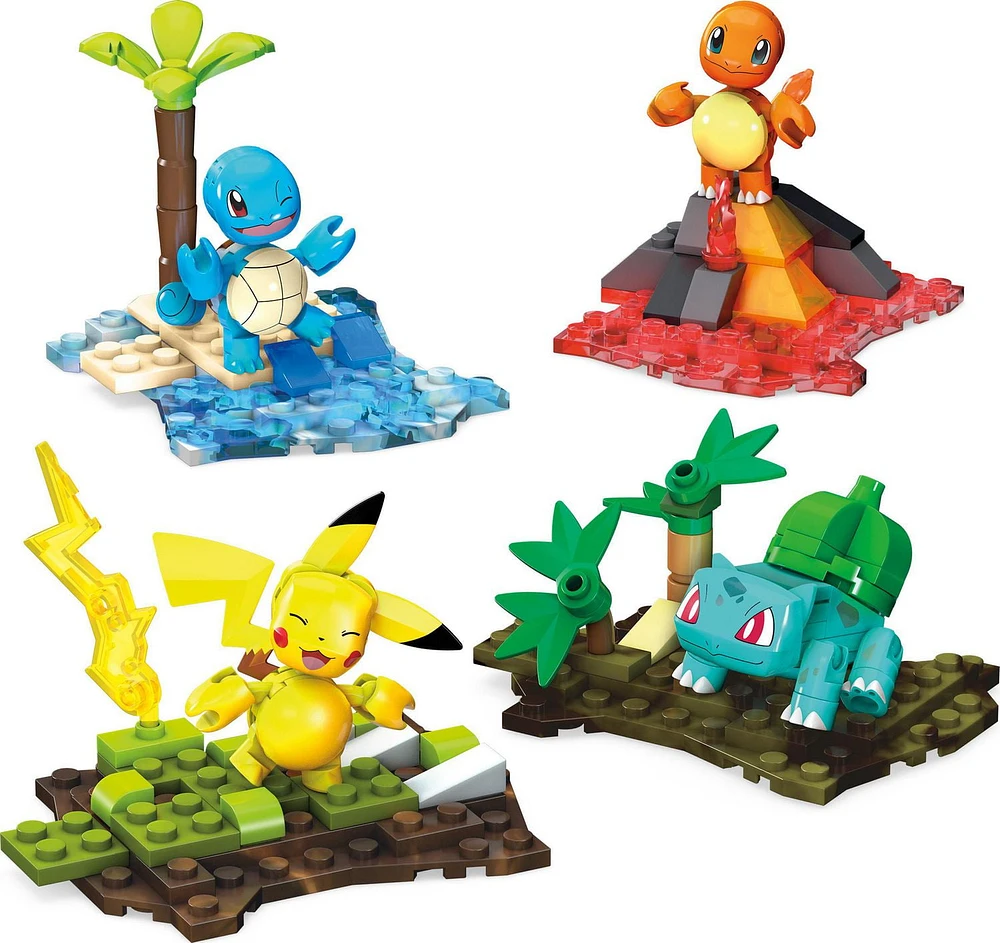 Mega Pokémon Kanto Region Team - 130 Bricks, Ages 6+