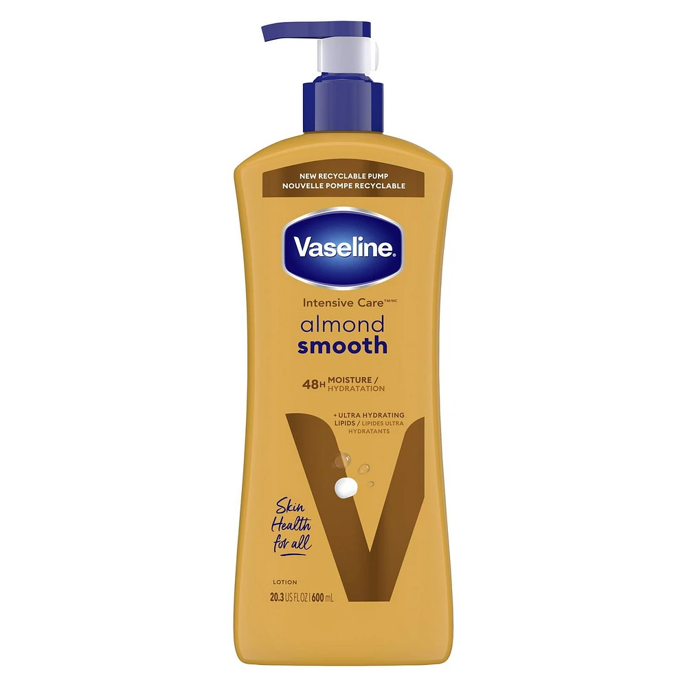 Vaseline Intensive Care™ with 48H moisture + ultra hydrating lipids Almond Smooth Body Lotion, 600ml Body Lotion