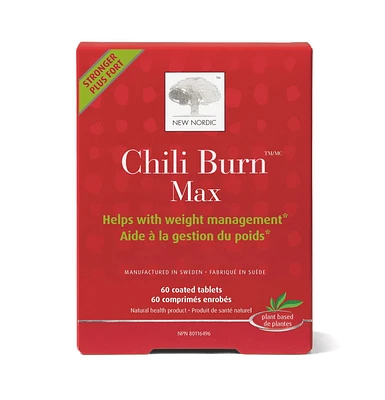 New Nordic Chili Burn Max - 60 tablets, Proven fat burner