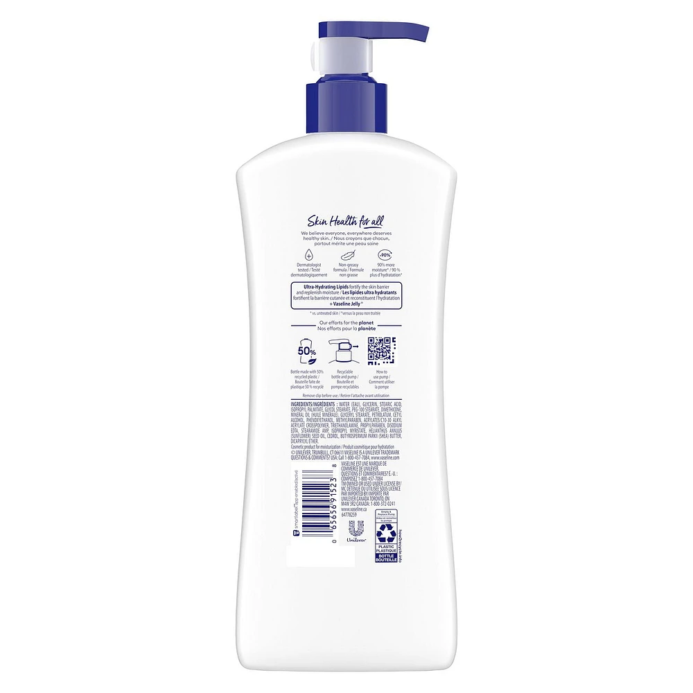 Vaseline Intensive Care™  48H Moisture + ultra hydrating lipids Advanced Repair Unscented Body Lotion, 600ml Body Lotion