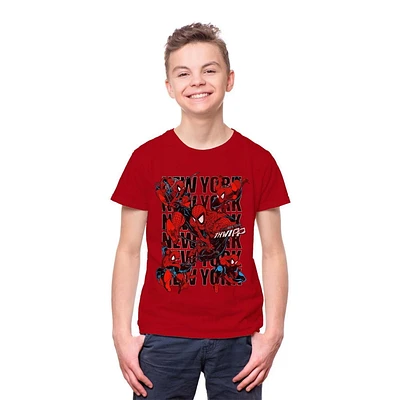 Marvel Spidey Boys Short Sleeve T-Shirt, Sizes: XS-XL