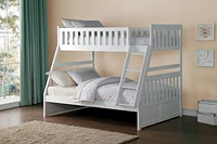 Topline Home Furnishings Twin over Full Bunk Bed