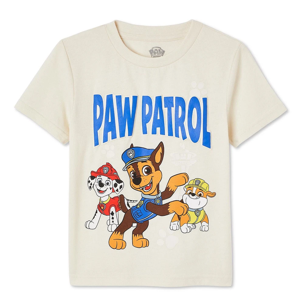 Paw Patrol Toddler Boys' Short Sleeve Tee, Sizes 2T-5T