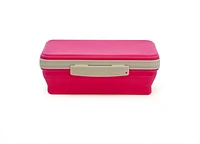 It's Academic Flexi Storage Box, Pink/Grey