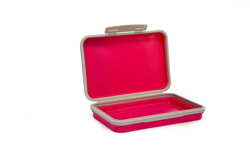 It's Academic Flexi Storage Box, Pink/Grey