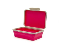 It's Academic Flexi Storage Box, Pink/Grey