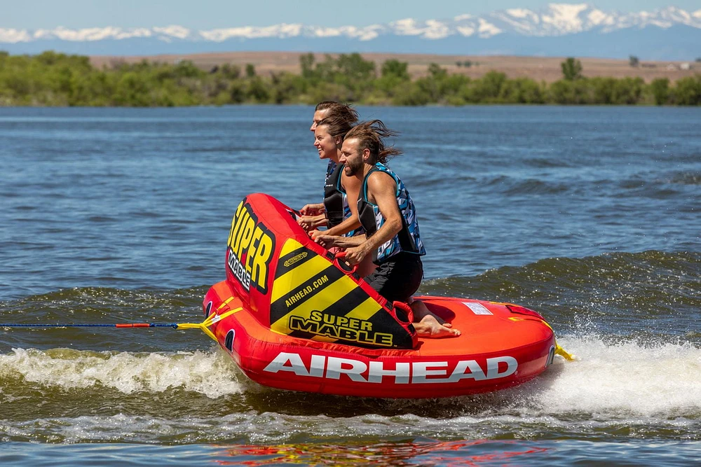 Airhead Super Mable 3-Person Towable Tube With Rope