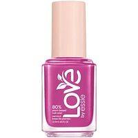 essie plant-based vegan nail polish, creamy finish, 8-free, playing in paradise, purple, 13.5ml, plant-based nail polish