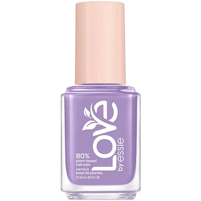 essie plant-based vegan nail polish, creamy finish, 8-free, playing in paradise, purple, 13.5ml, plant-based nail polish