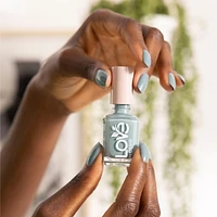 essie plant-based vegan nail polish, creamy finish, 8-free, playing in paradise, purple, 13.5ml, plant-based nail polish