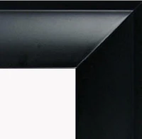 hometrends Over the Door Mirror Black 15.5” x 51.3” x 0.7”