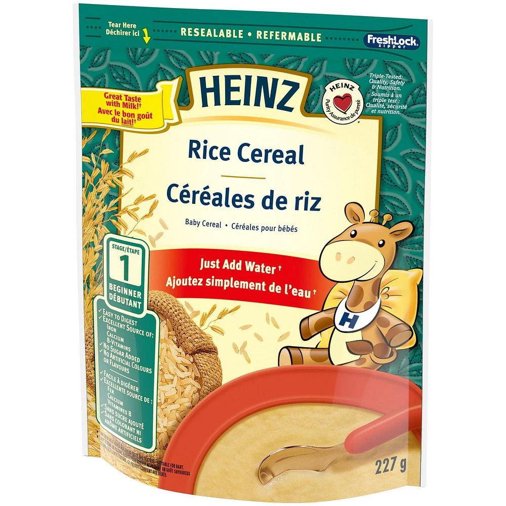 Heinz Baby Rice Cereal with Milk, 227g