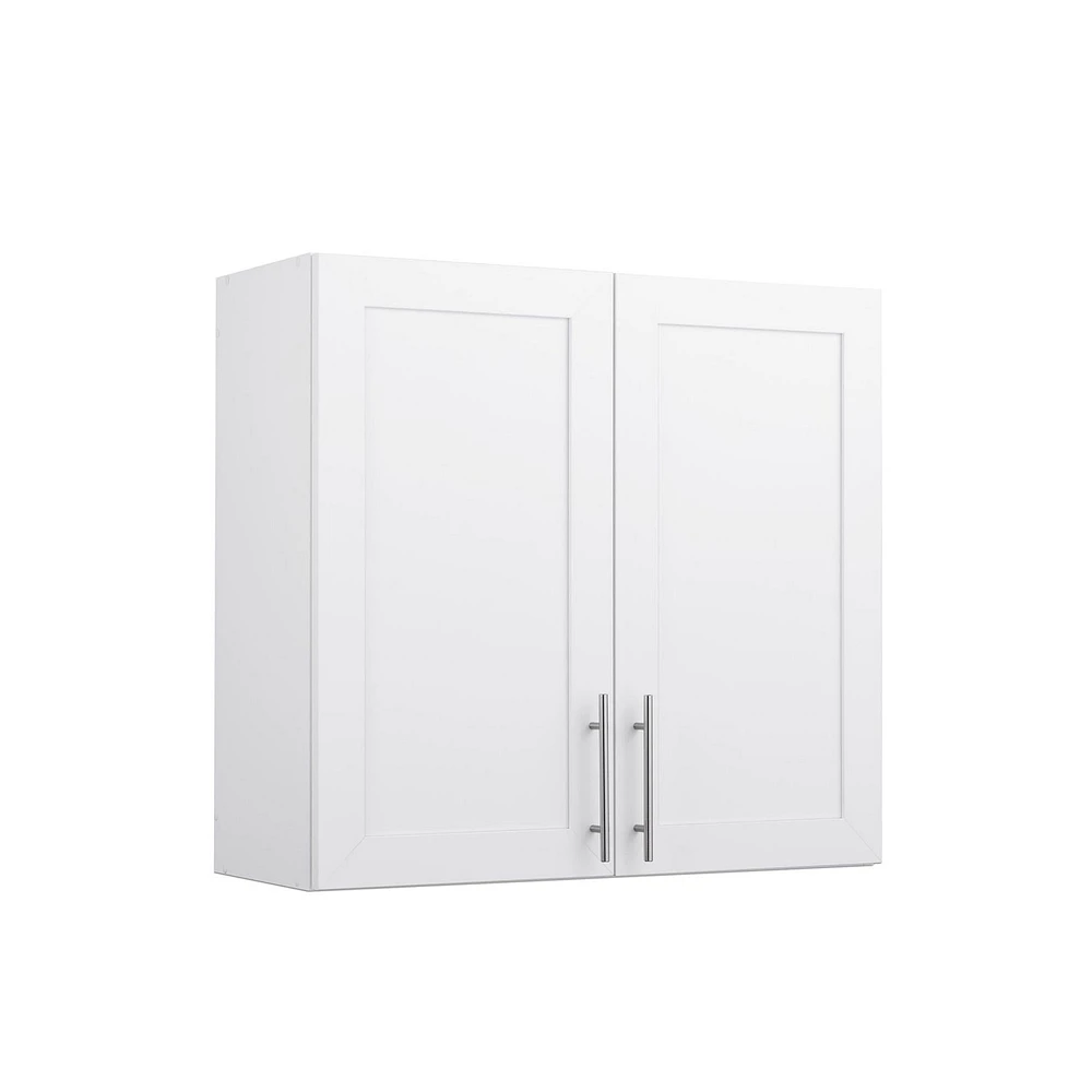 Prepac Elite Wall Cabinet with Panel Doors 12.75" D x 32" W x 30" H