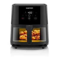 Chefman  TurboTouch Easy View Air Fryer, 1500W, 8 Qt.