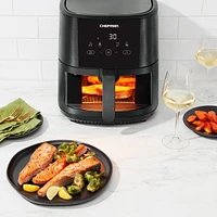 Chefman  TurboTouch Easy View Air Fryer, 1500W, 8 Qt.