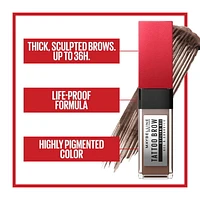 Maybelline Tattoo Brow 3 Day Styling Gel, Waterproof, High-Pigment Colour, Deep Brown, 6ml, 3 Day Brow Styling Gel