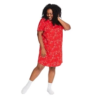 George Plus Women's Crew Neckline Nightshirt