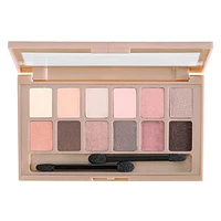 Maybelline New York The Blushed Nudes Eye Shadow Palette, 12 shades