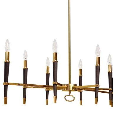 Dainolite LAN-408HC-VB Vintage Bronze Chandelier