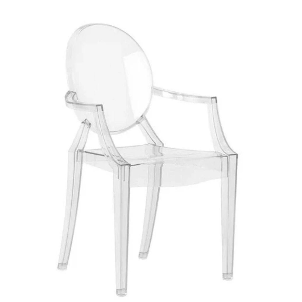 Heavenly Collection Clear Acrylic Kids Armchair SET OF 2