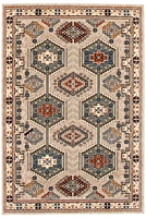 ECARPET Qashqai Taupe Rug