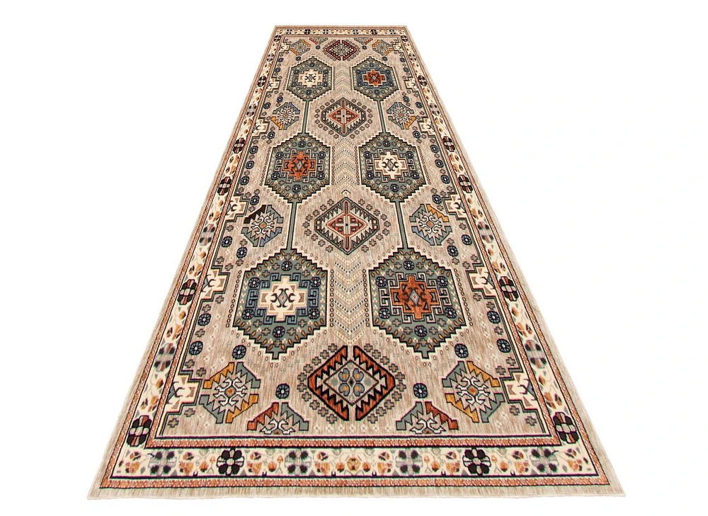 ECARPET Qashqai Taupe Rug