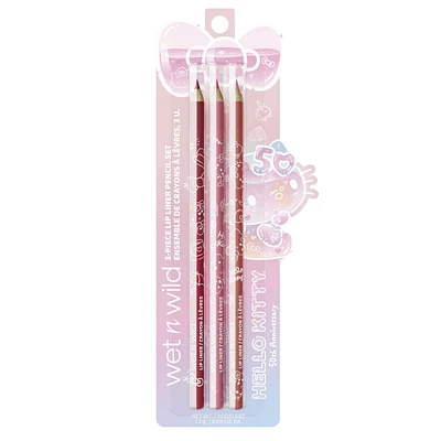 Ensemble de 3 Crayons à Lèvres Hello Kitty