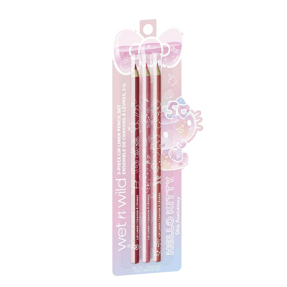 Ensemble de 3 Crayons à Lèvres Hello Kitty