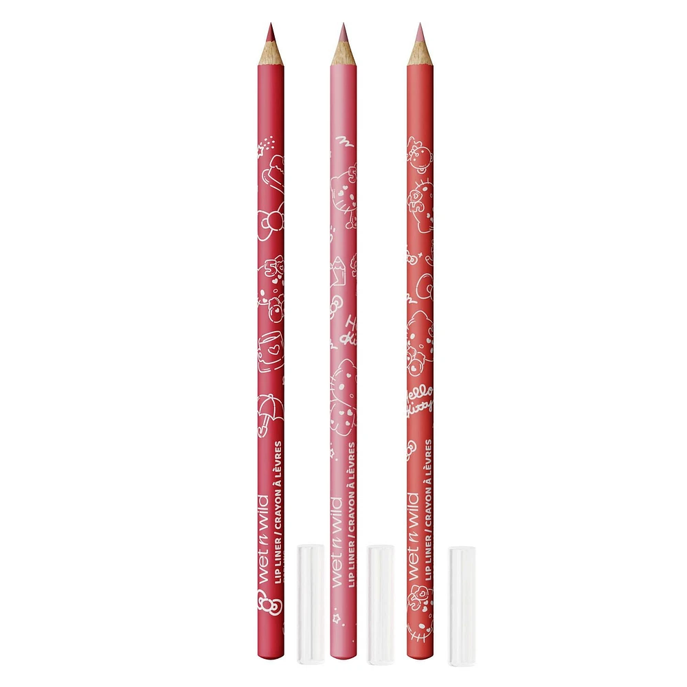 Ensemble de 3 Crayons à Lèvres Hello Kitty