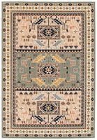 ECARPET Qashqai Teal Rug