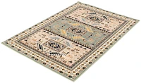 ECARPET Qashqai Teal Rug