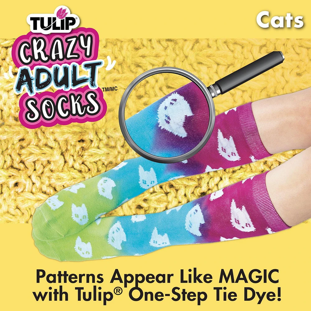 Tulip Adult Crazy Socks Cats