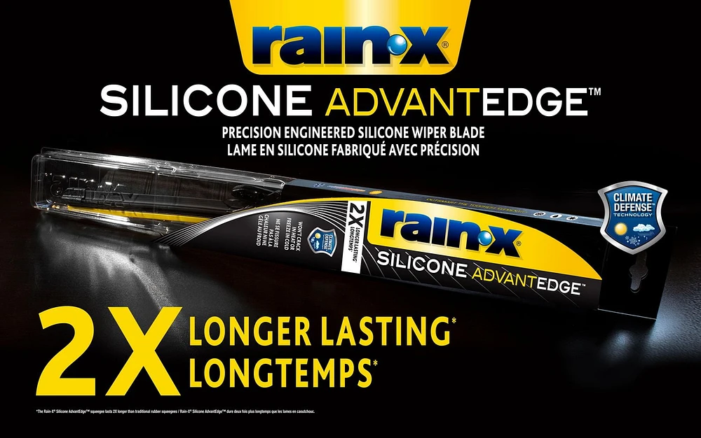 Rain-X Silicone AdvantEdge 28" Wiper Blade, 28 inch