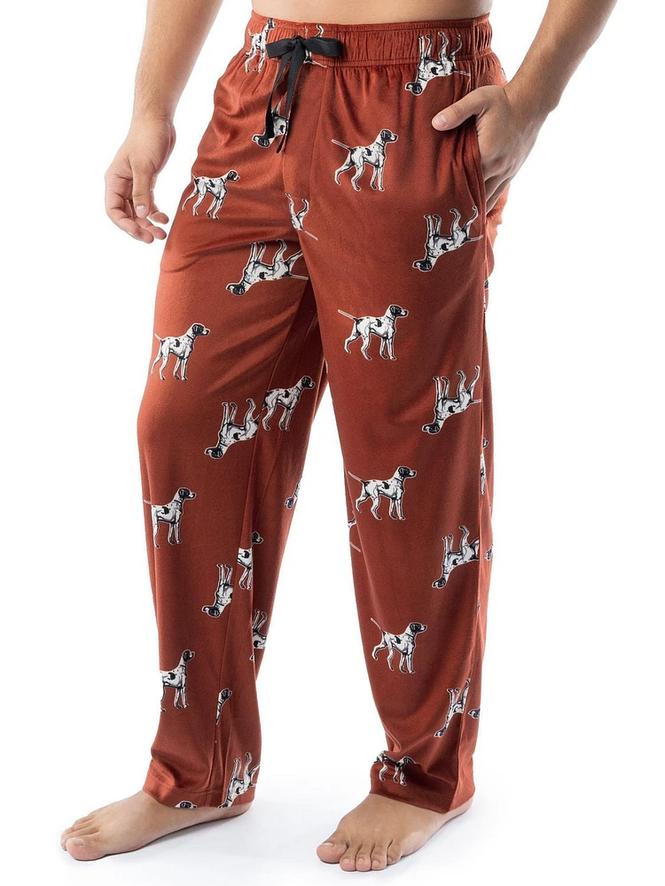 IZOD Men's Silky Fleece Sleep Pant, Dog Print