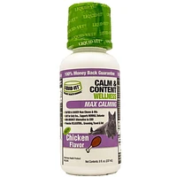 Liquid-Vet Feline Calm & Content Wellness - Chicken Flavour, 8 fl oz. / 237 mL