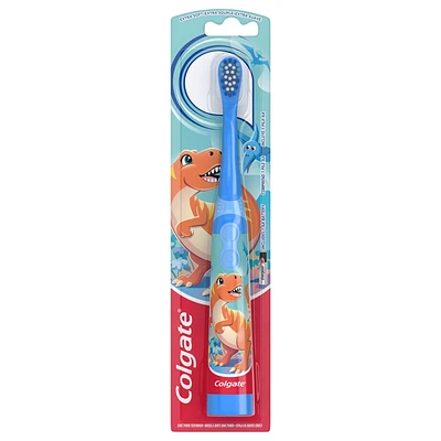 Colgate Kids Battery Toothbrush, Extra Soft, Dinosaur, 1 Pack, 1 Pack