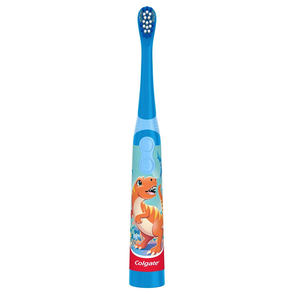 Colgate Kids Battery Toothbrush, Extra Soft, Dinosaur, 1 Pack, 1 Pack