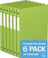 Davis Group, Premium Economy, Round Ring, Binder, 6 Pack