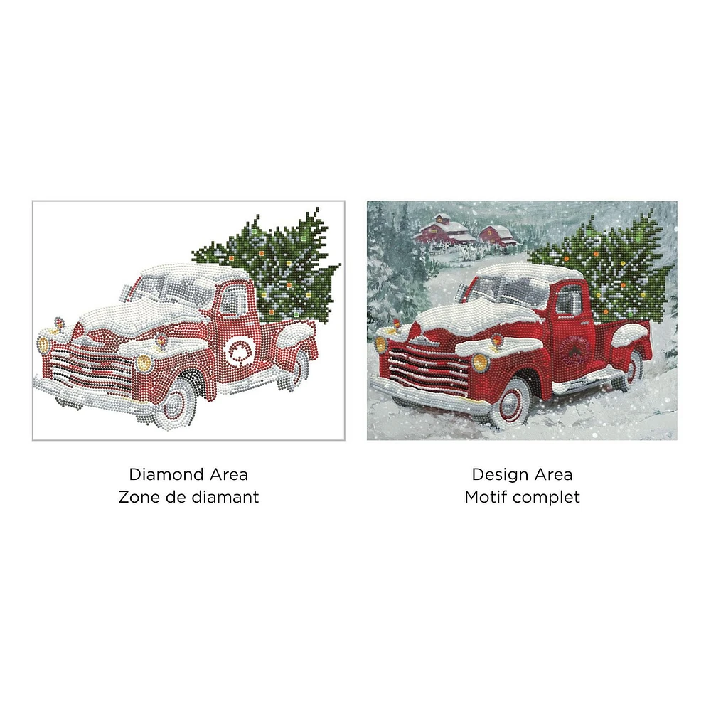 Diamond Dotz, Christmas Trees, Age 14+, Festive, Diamond Art Kit, Crafts